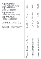 Venedik, Kaşık Takımı, 6 parça